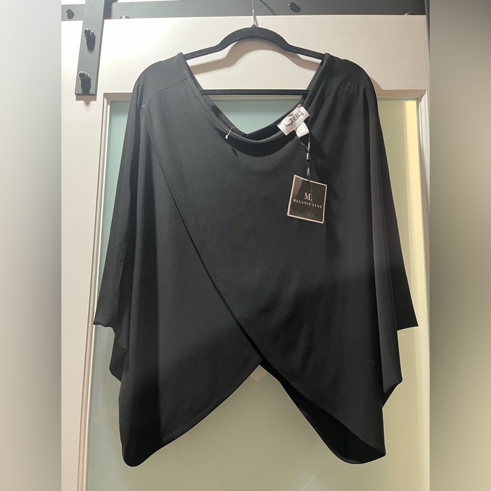 Ribkoff new black top/cape/wrap.